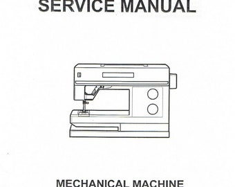 Digitale PDF Husqvarna Viking mechanische naaimachine Servicereparatiehandleiding 100 200 300-serie Prelude Daisy Emerald Hoe de timing in te stellen enz.