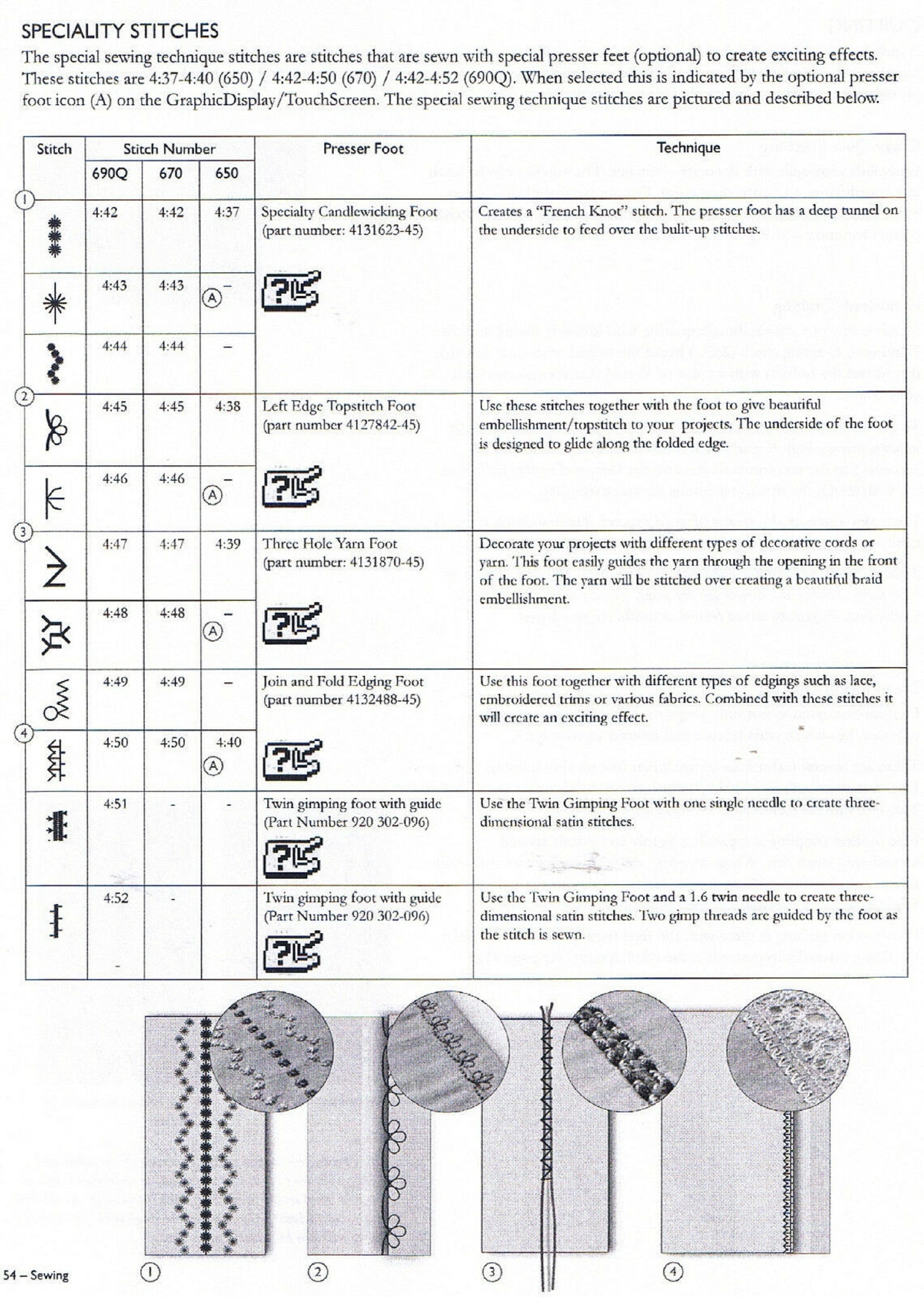 Husqvarna Viking Opal 690Q 670 650 Sewing Machine Users Guide Etsy