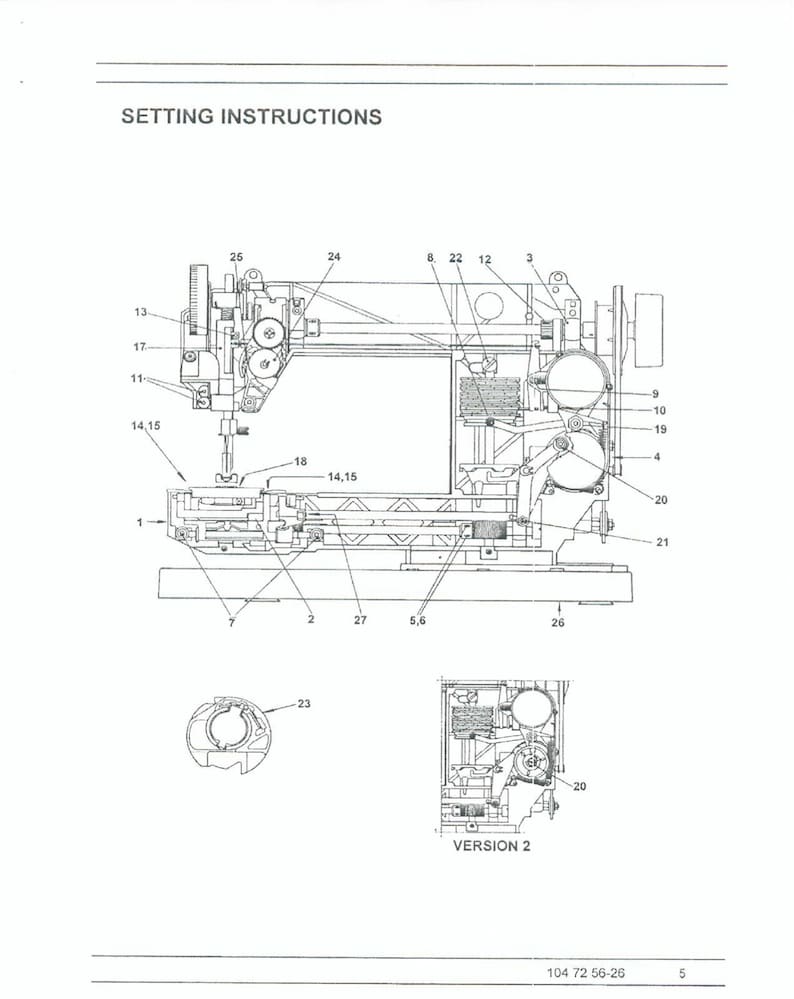 Digital Husqvarna Viking Sewing Machine Service Repair Manual Etsy