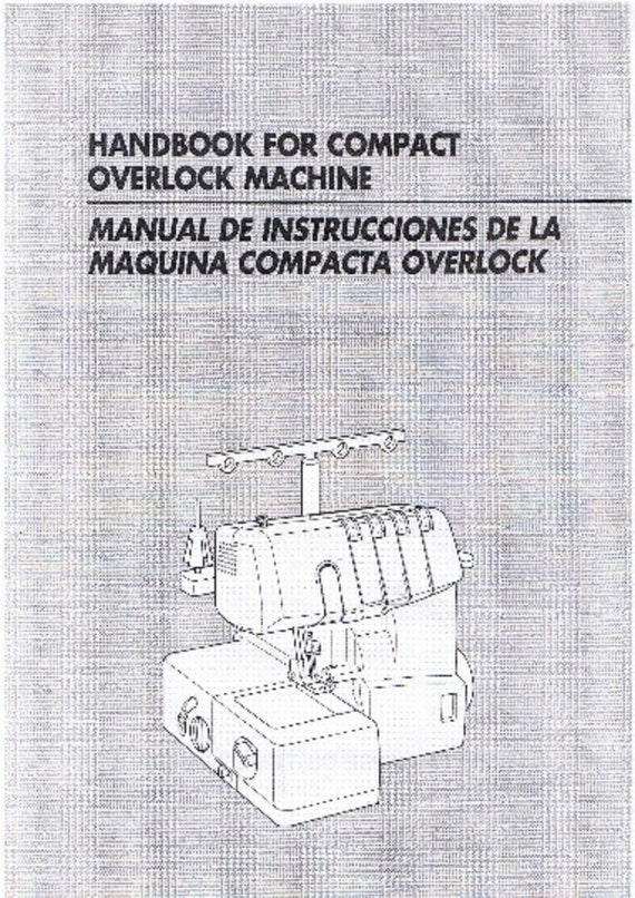 Brother 1034D 1134DW 1634D DZ1234 Overlock Serger Machine Users Guide Owner  Instruction Manual Book How to Thread Set Tension Differential 