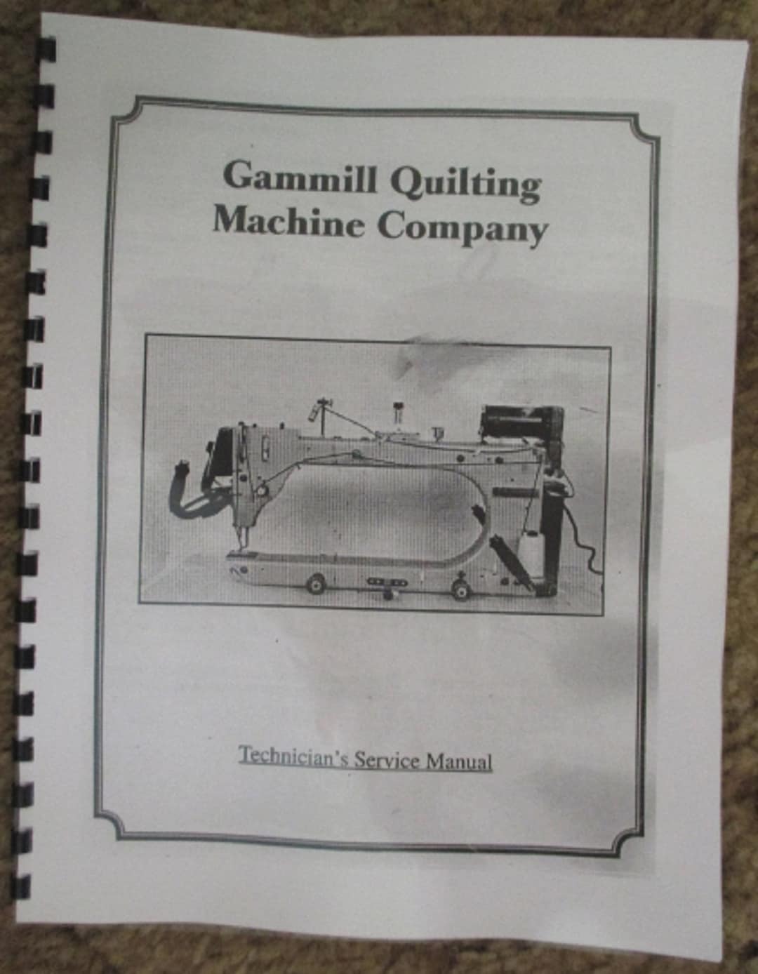 Gammill Premier 188 Classic 26 30 36 Longarm Quilting Machine Users