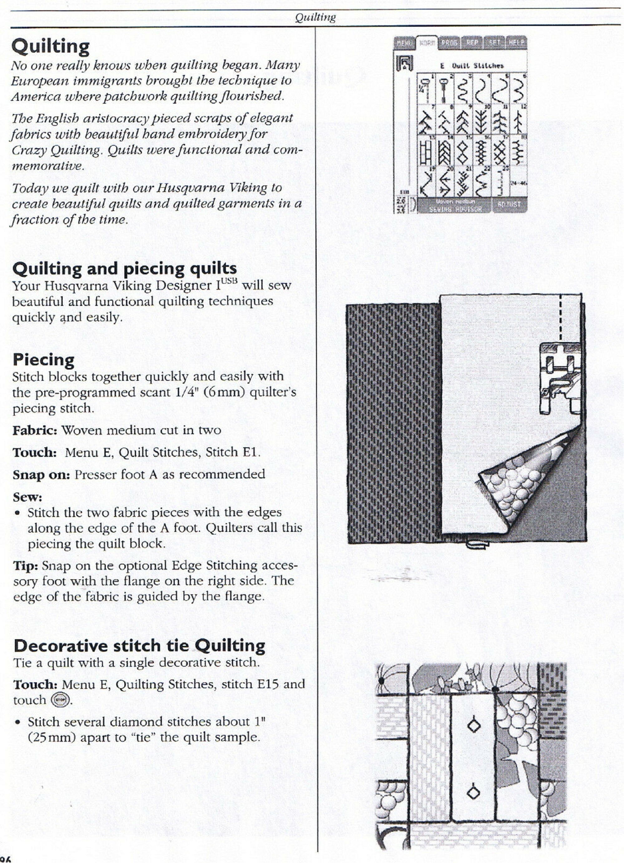 Husqvarna Viking Designer I 1 USB Sewing Embroidery Machine Etsy