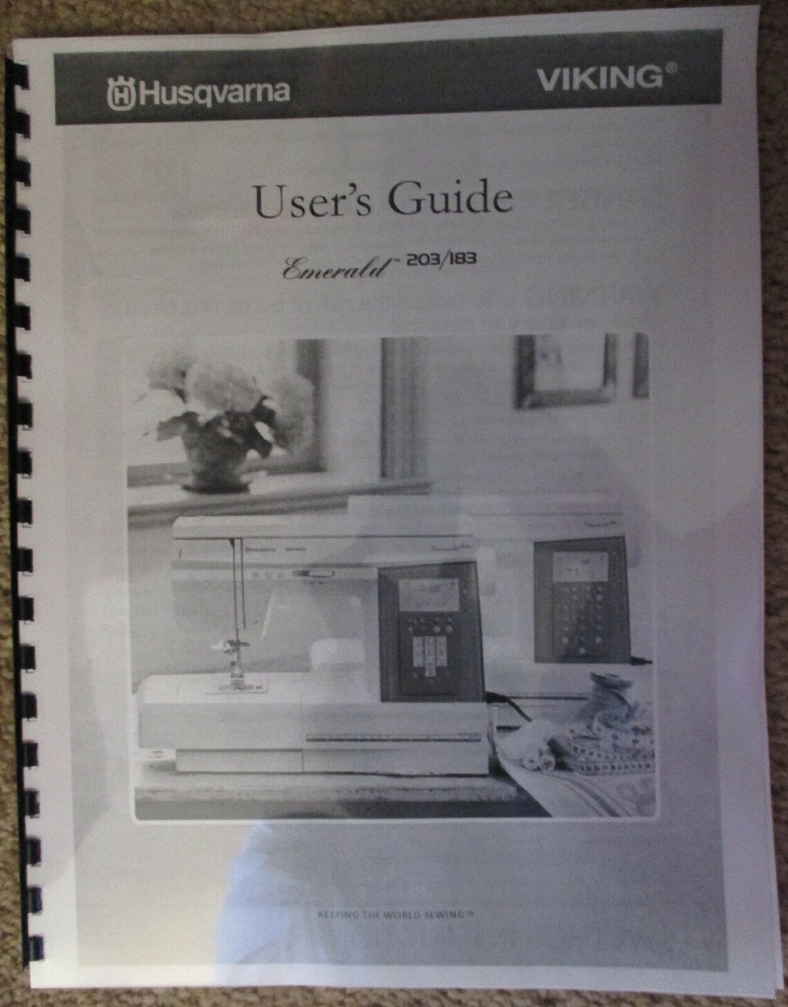 Husqvarna Viking Emerald 183 203 Sewing Machine User Guide Etsy