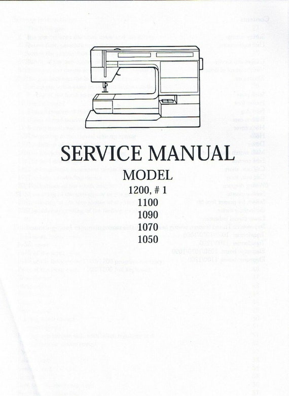 Husqvarna Viking 1 1200 1100 1090 1070 1050 Sewing Machine Adjusters