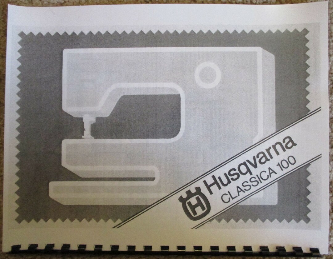 Husqvarna Viking Classica 90 100 Sewing Machine Users Guide Owners