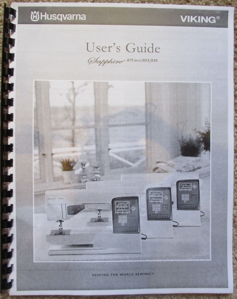 Husqvarna Viking Sapphire 835 855 875 Quilt Quilting Sewing Etsy