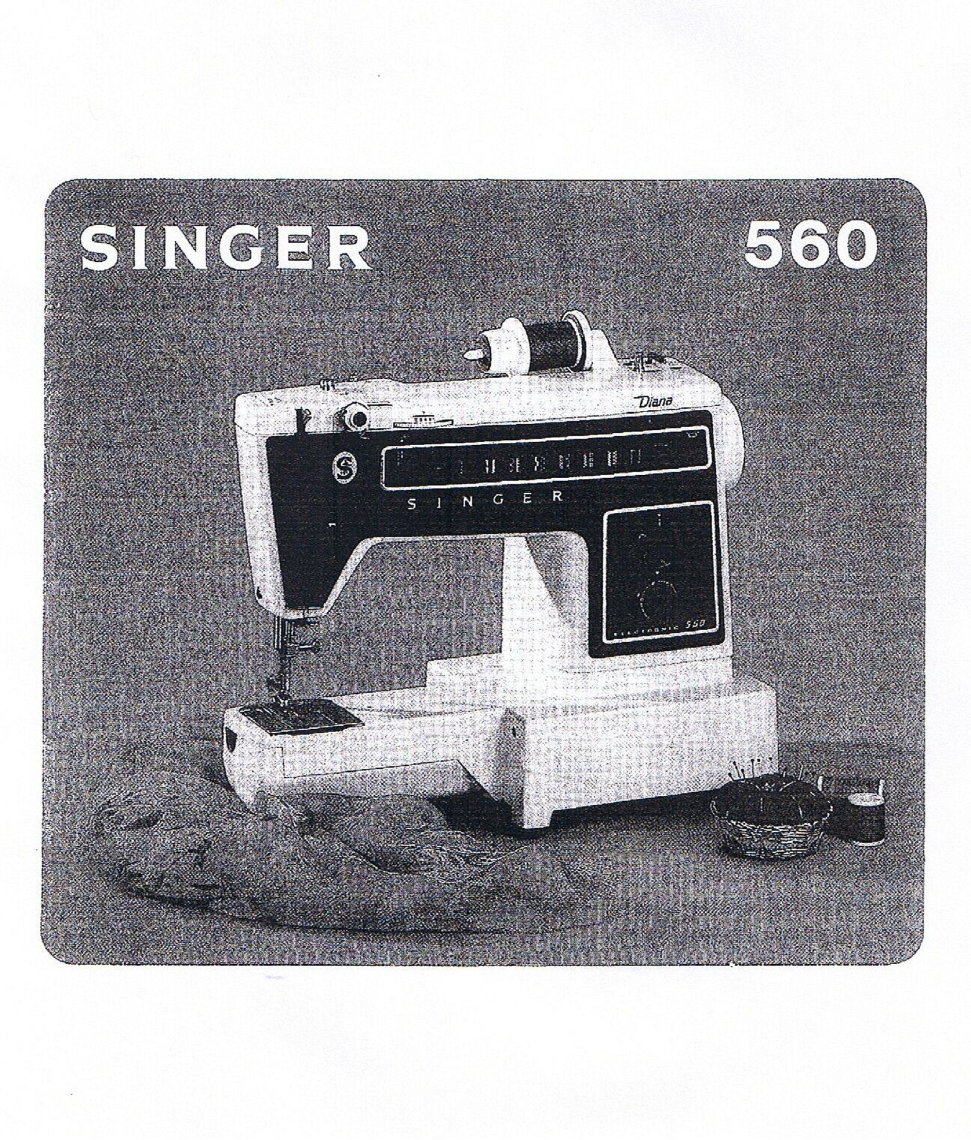 SINGER SEWING MACHINE FOOT PEDAL AND 1975 MACHINE MANUAL for Sale