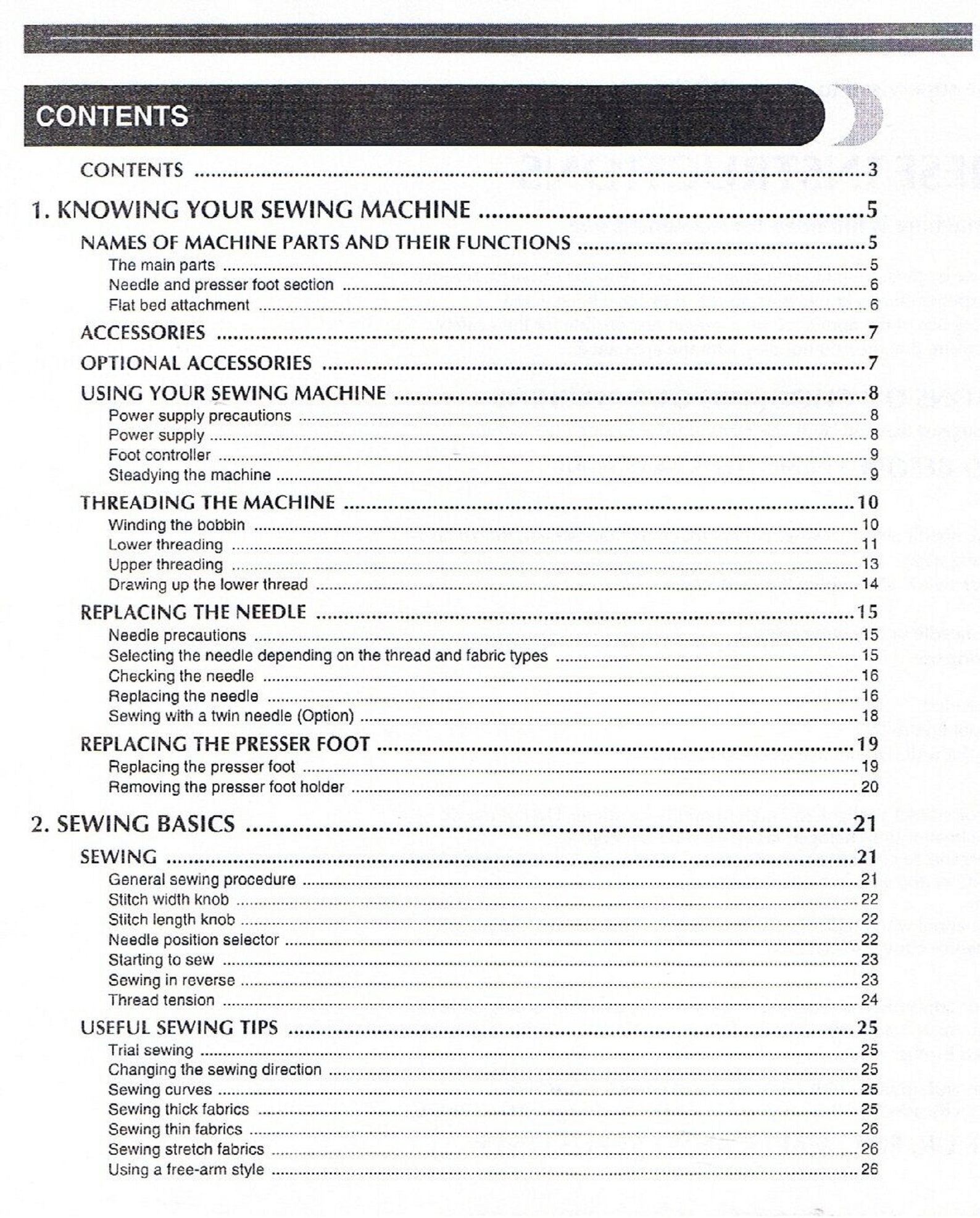 Brother LS2400 Sewing Machine Operation Operating User's Guide Owners ...