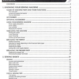 Brother LS2400 Sewing Machine Operation Operating User's Guide Owners ...