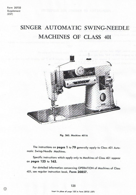 Singer 401a Replacement Parts Reviewmotors.co