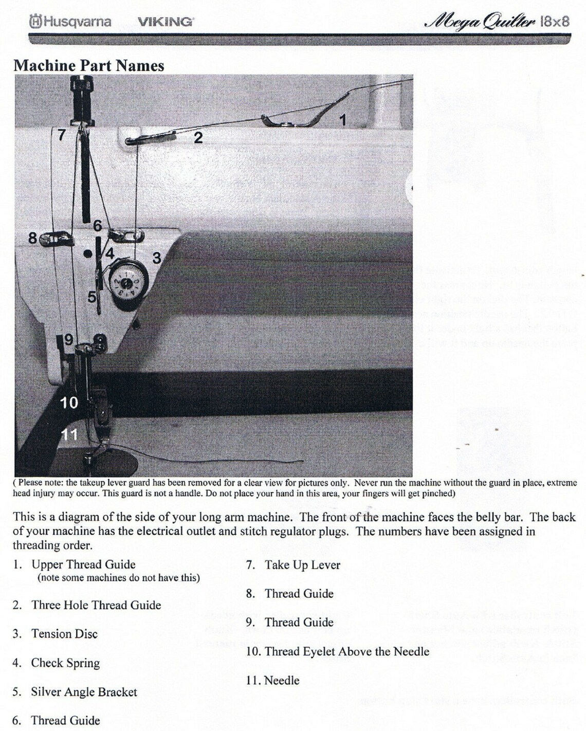 Husqvarna Viking Mega Quilter 18x8 Model Quilting Sewing Etsy