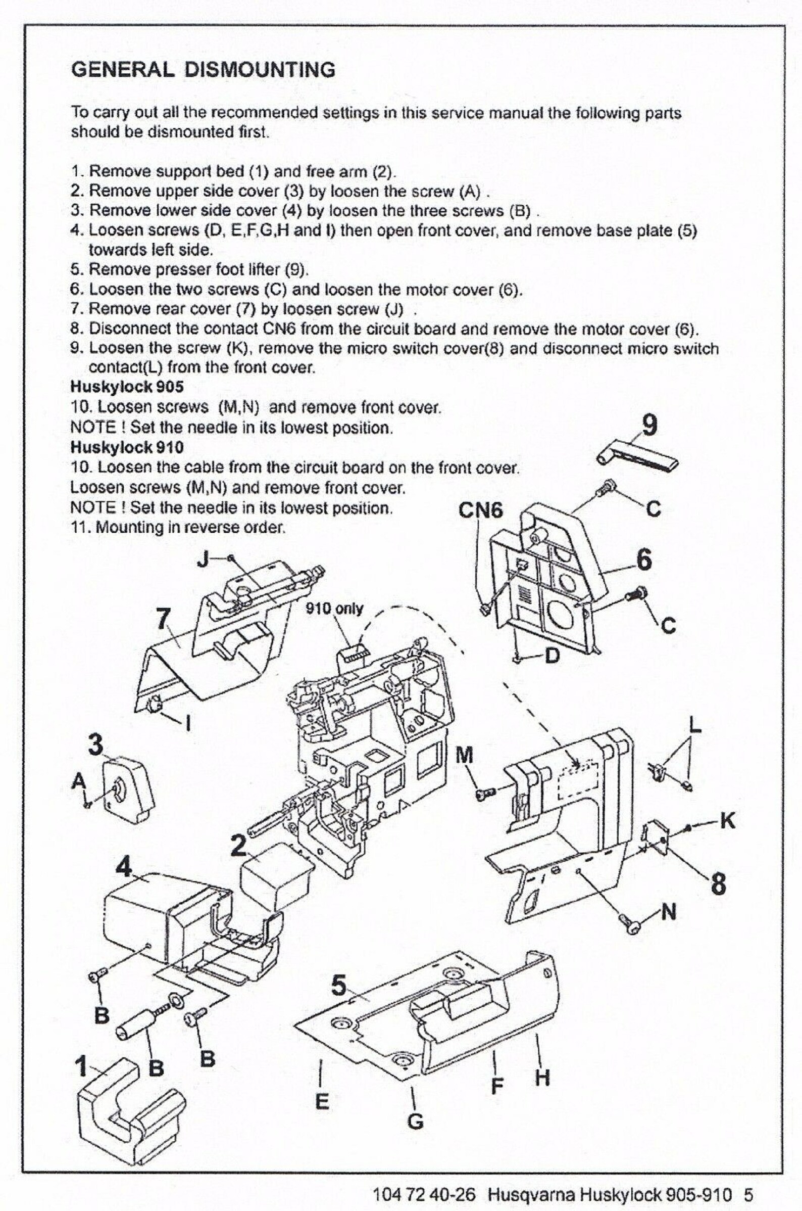 NGOSEW Pedal De Control De Pie Para Janom Mylock Serger Y