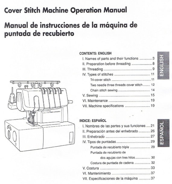 Brother 2340cv Cover Stitch Machine
