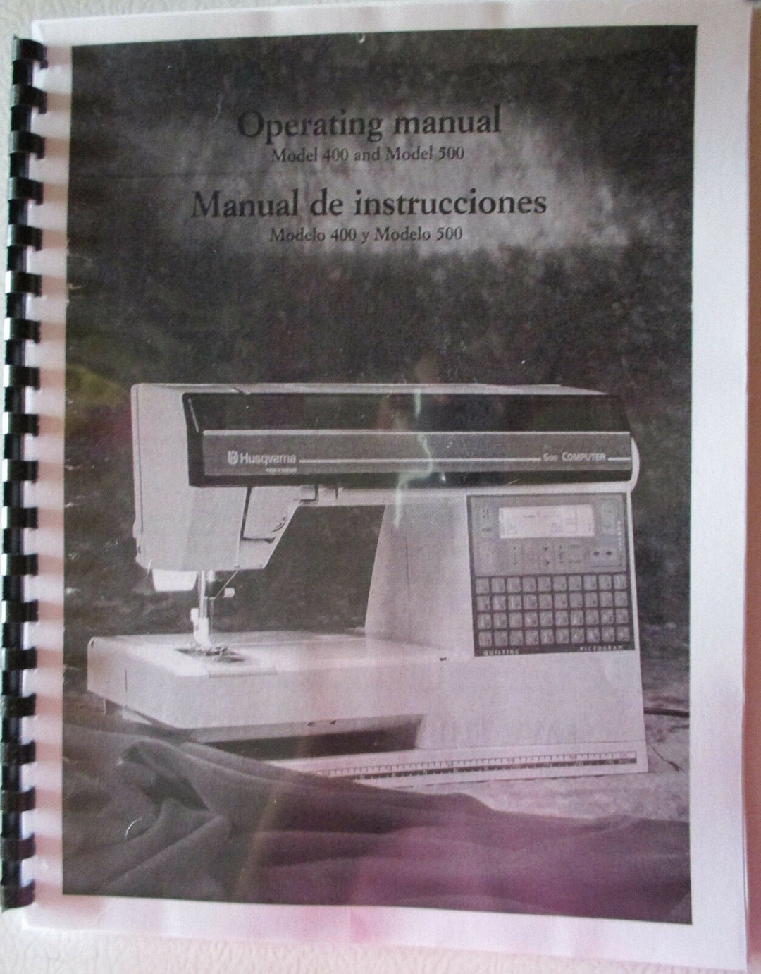 Husqvarna Viking 400 500 Computer Sewing Machine Users Guide Owners