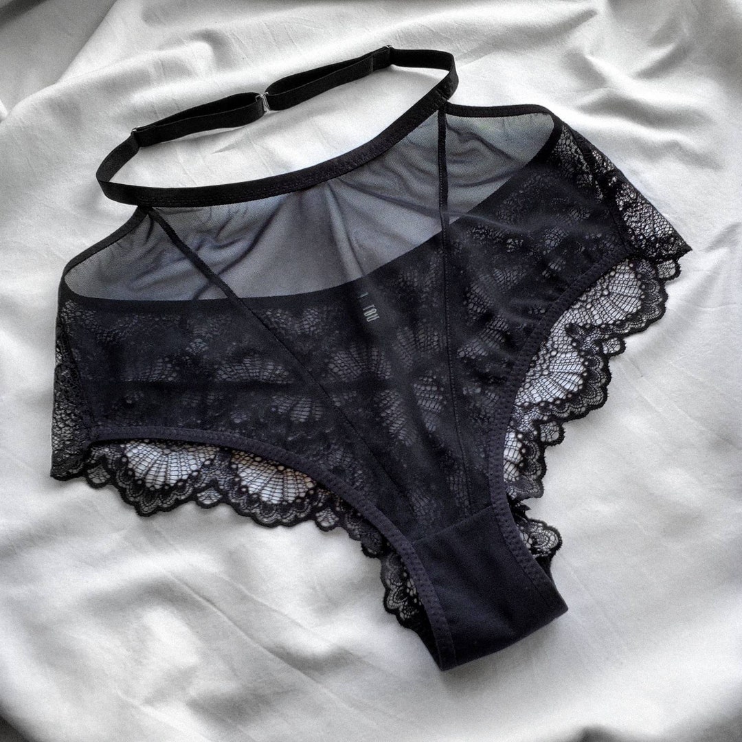 Sexy Panties, Black Lace Panties, Sheer Panties, Panties Women Etsy