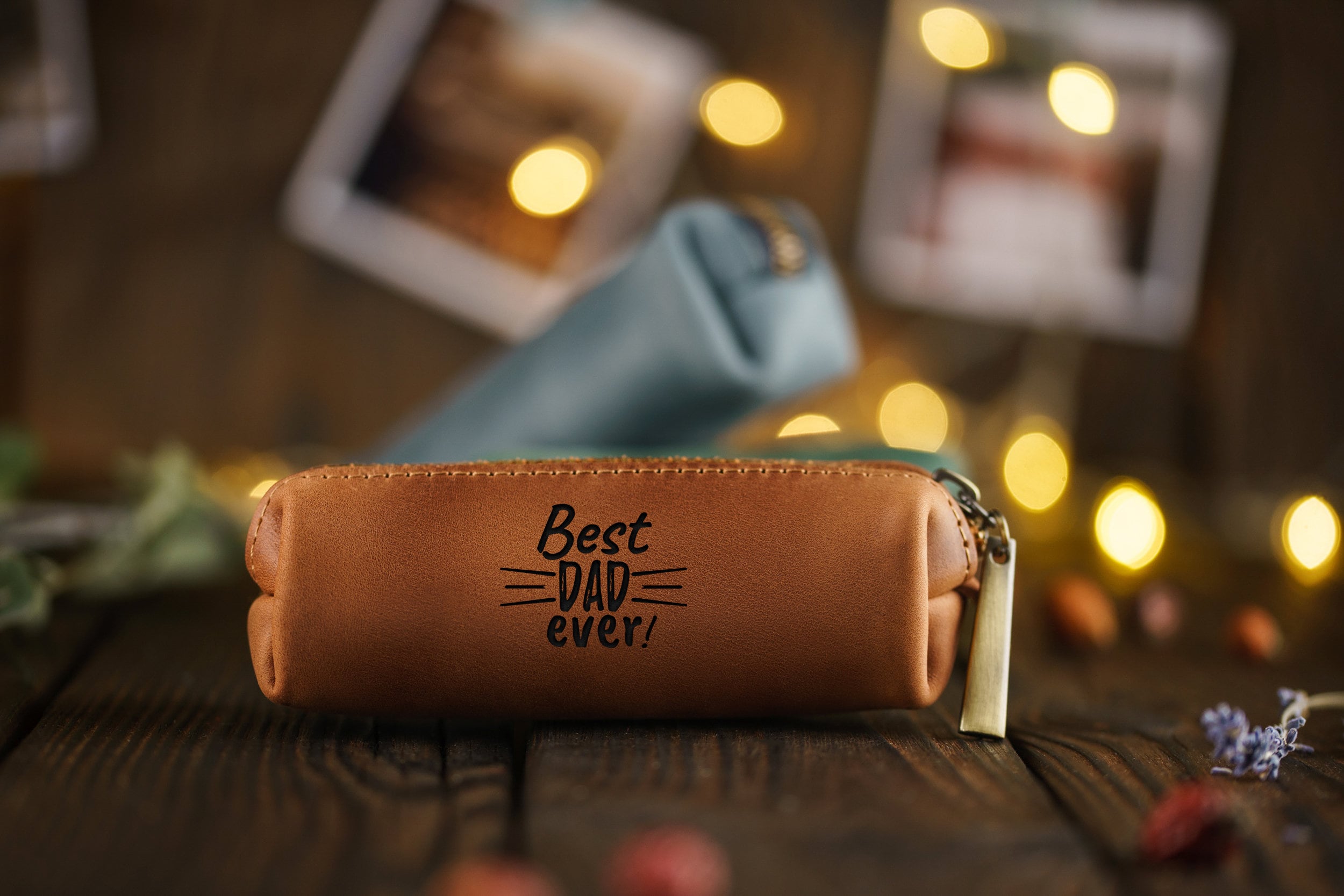Leather Key Pouch - Personalised Key Holder - Custom Key Case ...