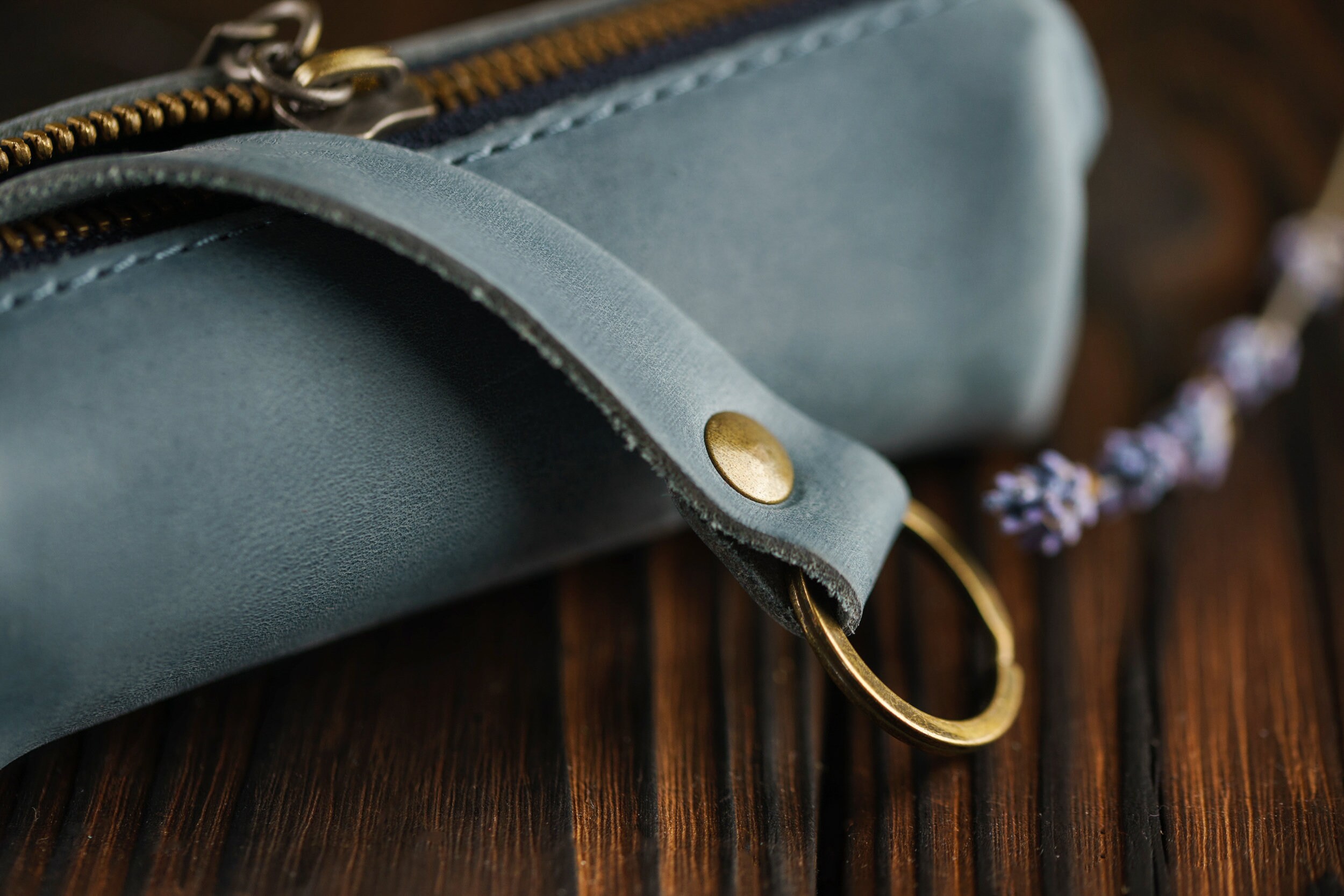 Leather Key Pouch - Personalised Key Holder - Custom Key Case ...