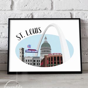 St. Louis Skyline - Wall Art - Digital Download