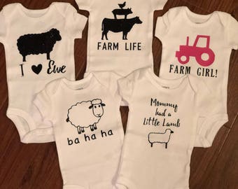farm themed baby clothes