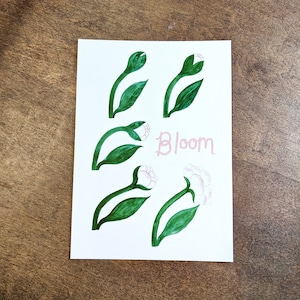 Bloom ~ Illustration Print 5x7&quot;