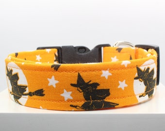 Witches Night Out | Handmade dog collar, Fabric dog collar, Adjustable dog collar, Durable dog collar, Stylish dog collar, Custom dog collar