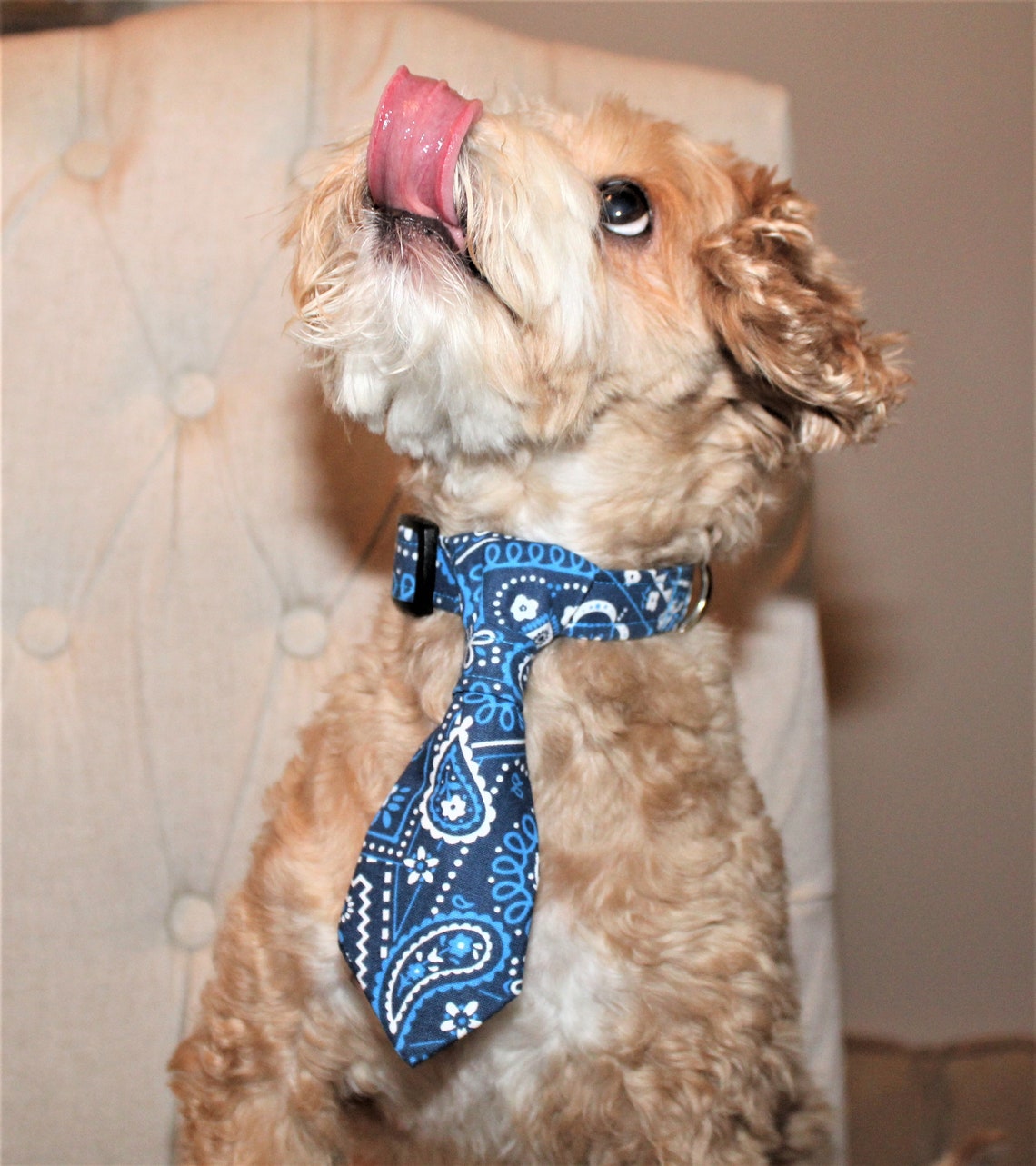 Necktie for Dogs Handmade Necktie Dog Accessories Fabric Etsy