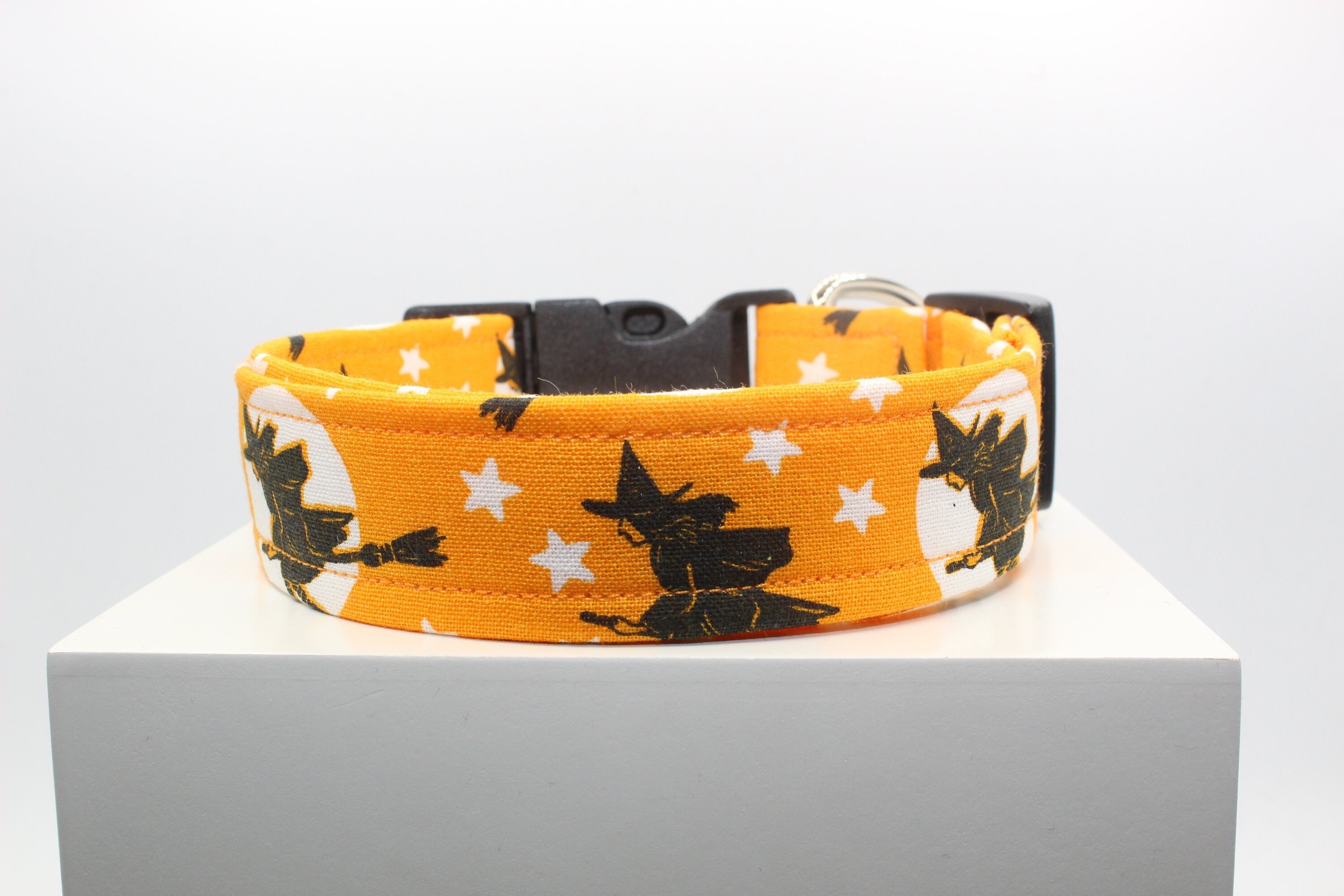 Witches Night Out Dog Collar Halloween Dog Collar Handmade Etsy