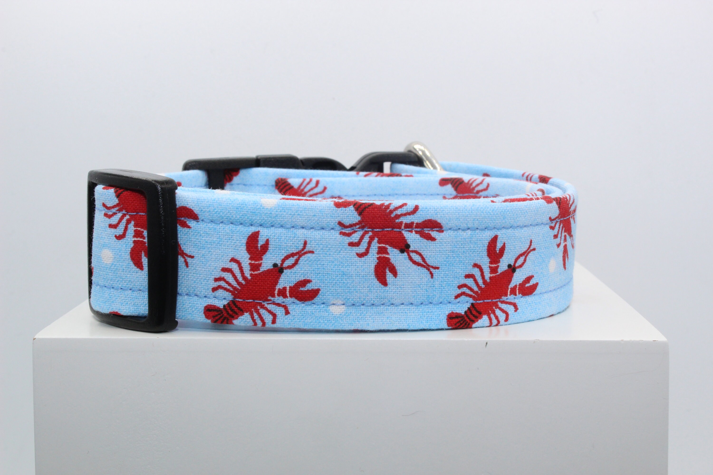 Lobsters in the Sea Dog Collar Handmade Dog Collar Custom Etsy