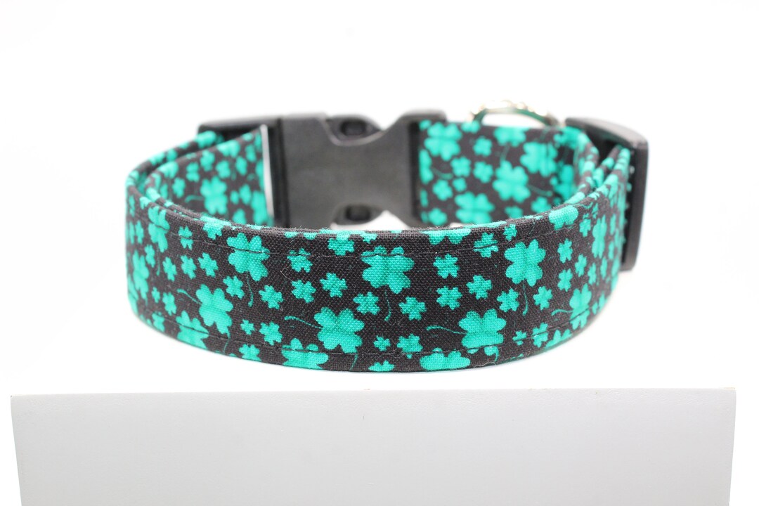 Irish All the Way Dog Collar, Dog Collars, Handmade Dog Collar, Fabric