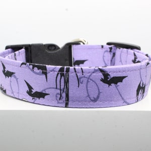 Halloween Bats | Handmade dog collar, Fabric dog collar, Adjustable dog collar, Durable dog collar, Stylish dog collar, Matching dog collar