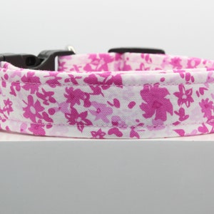 Flowers in the air dog collar, Handmade dog collar, Collars for dogs, Dog collars, Floral dog collar, Custom dog collar, Print dog collar.
