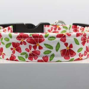 Longing for Spring dog collar, Dog collars, Handmade dog collars, Collars for dogs, Print dog collar, Fabric dog collar, Custom dog collar.