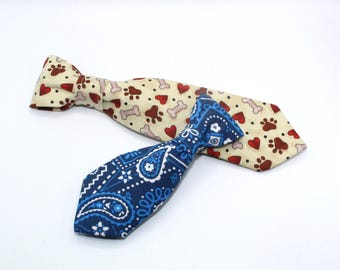 Daki's Necktie | Handmade dog Necktie, Dog accessories, Fabric dog Ties, Tie dogs accessory, Tie for pets, Puppy ties, Cute gift for dogs