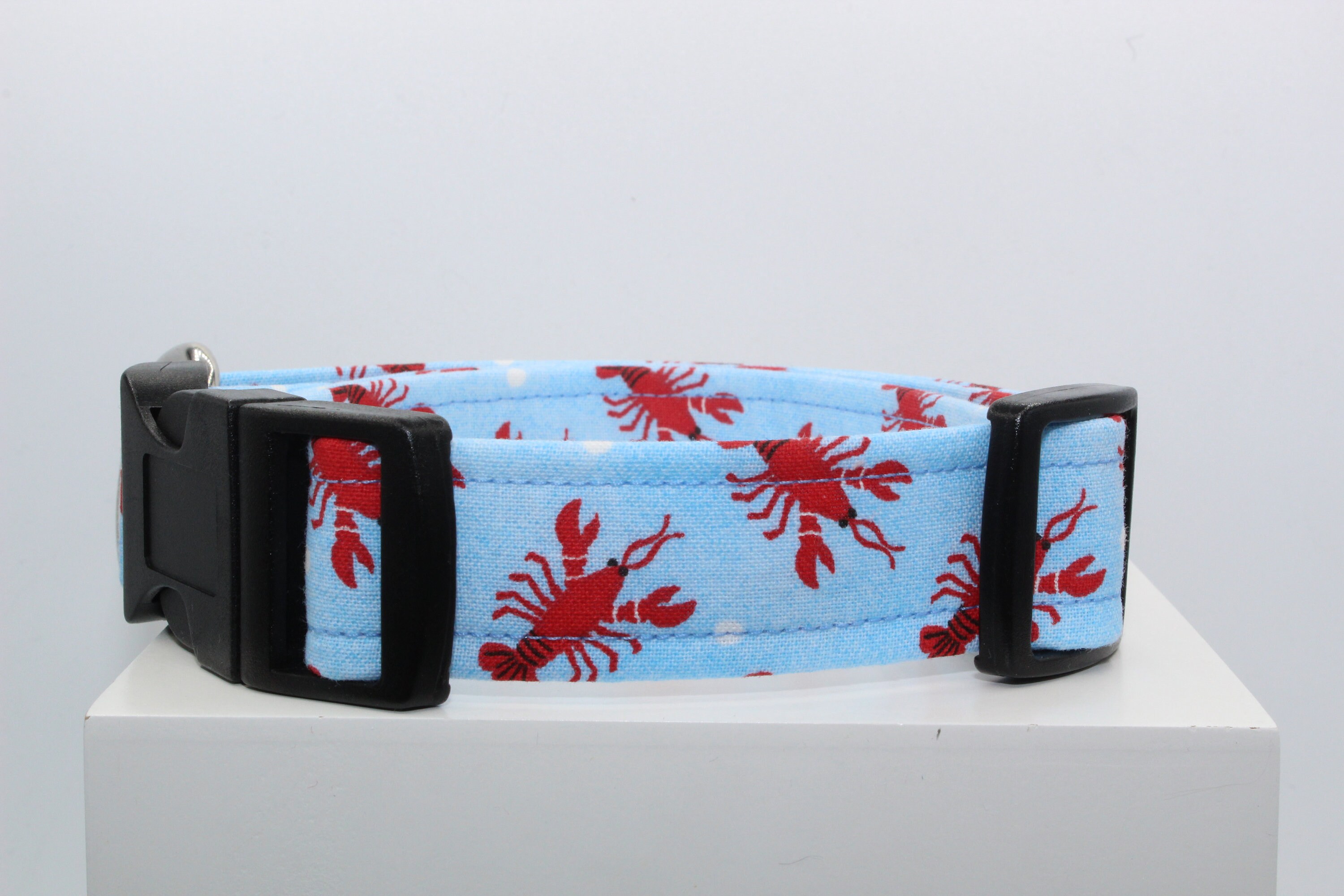 Lobsters in the Sea Dog Collar Handmade Dog Collar Custom Etsy