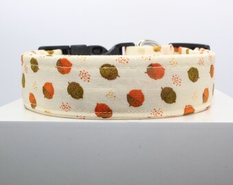 Acorn Field | Handmade dog collar, Fabric dog collar, Adjustable dog collar, Durable dog collar, Stylish dog collar, Custom dog collar