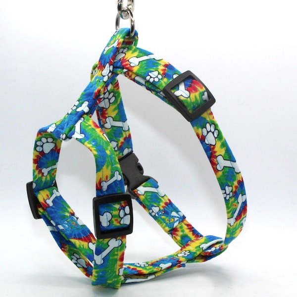 Daki's Harness | Handmade Harness for dogs, Fabric Harness for dogs, Custom Harness for dogs, Harness type H, Cute harness for dogs