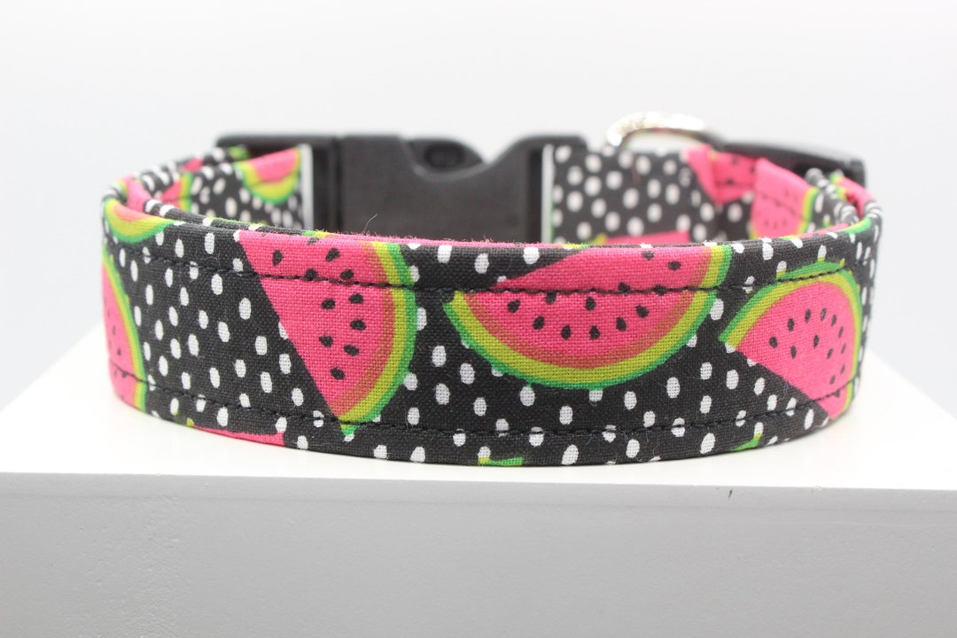 You're One in a Melon Dog Collar, Handmade Dog Collar, Dog Collars