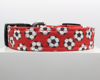 soccer dog collar