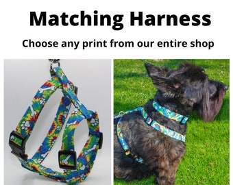 Daki&#39;s Harness, Handmade Harness for dogs, Fabric Harness for dogs, Custom Harness for dogs, Harness type H, Dog lovers, Dogs