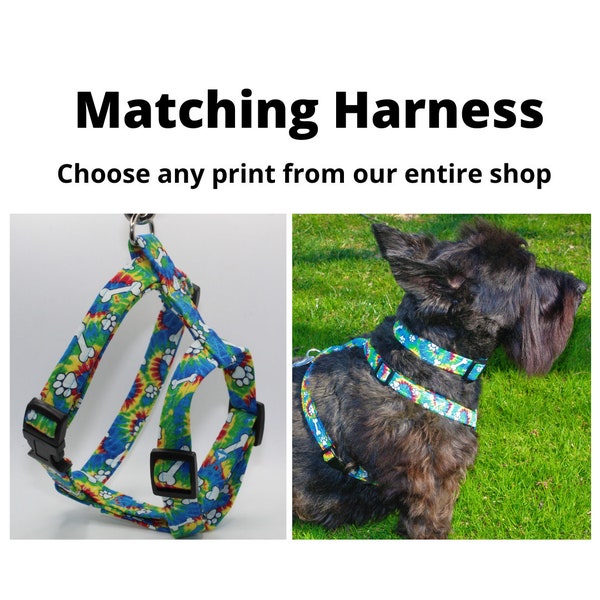 Daki's Harness, Handmade Harness for dogs, Fabric Harness for dogs, Custom Harness for dogs, Harness type H, Dog lovers, Dogs