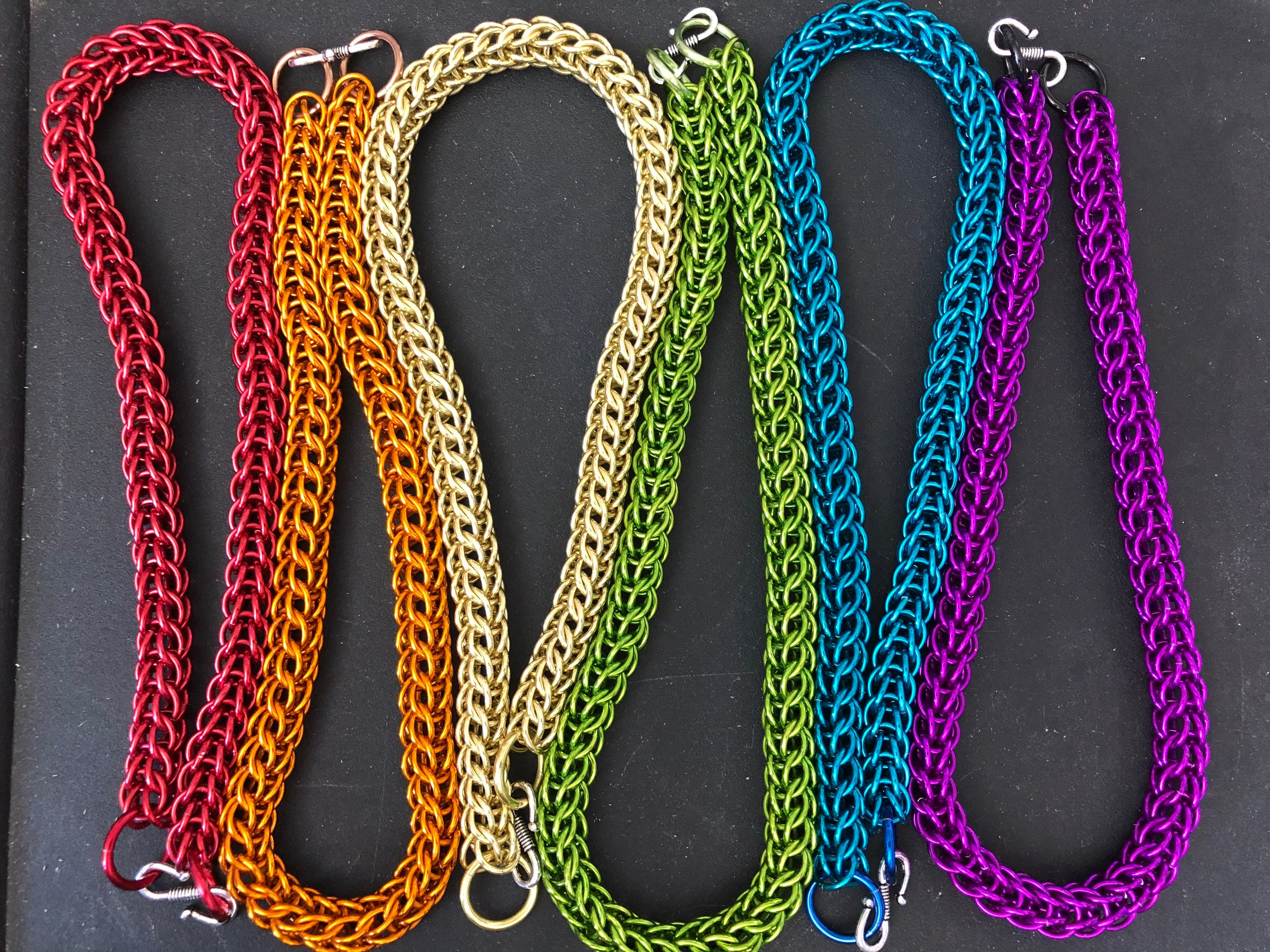 Custom Chainmail Chain Choker Collar Etsy