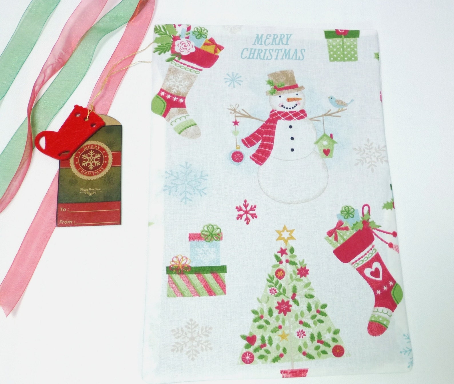 Christmas Themed Gift Bags Deer Print Gift Bag for Christmas Etsy