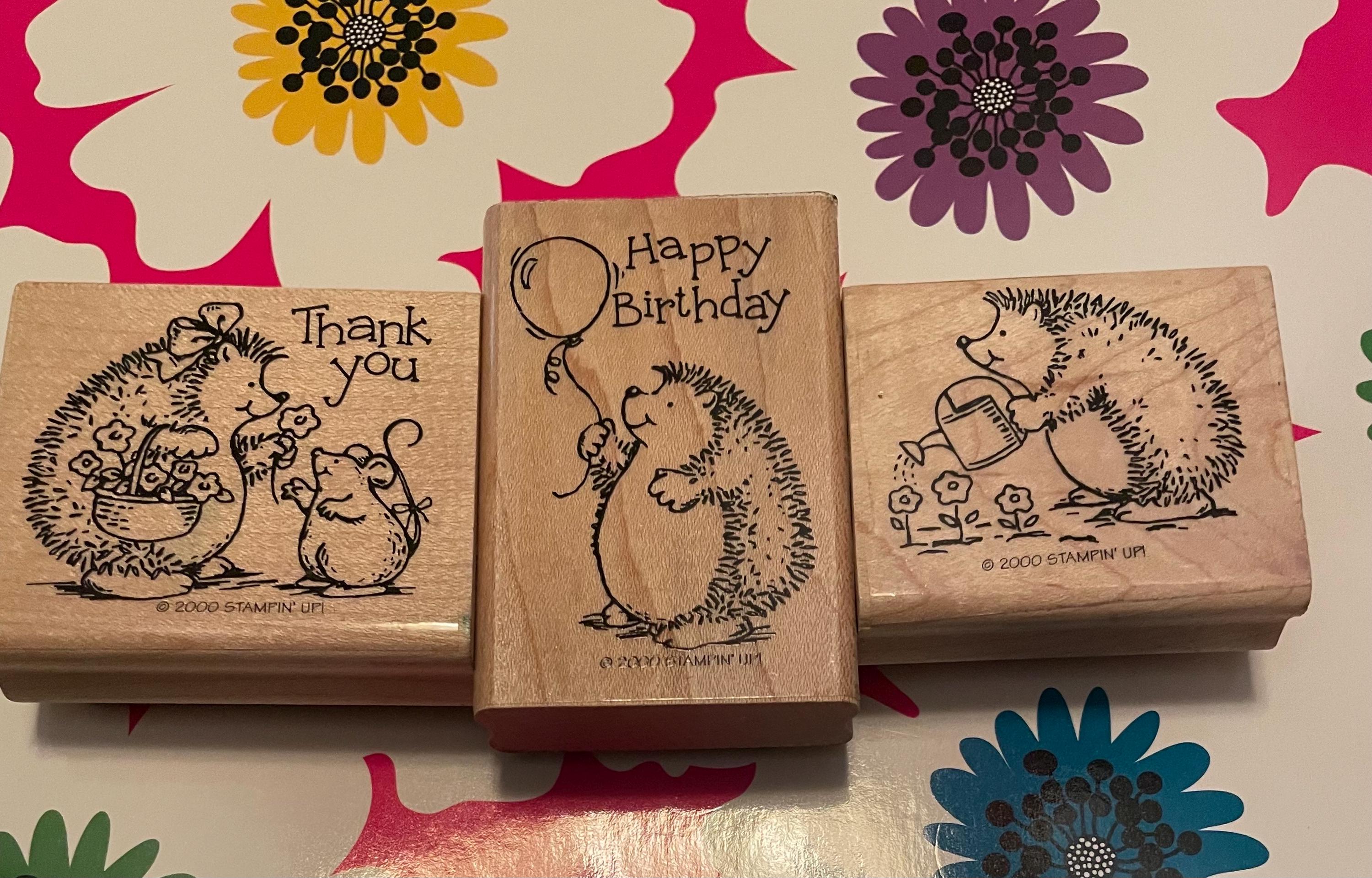 【SEAL限定商品】 Stampin up Hedgehog - Etsy アルバム・スクラップ