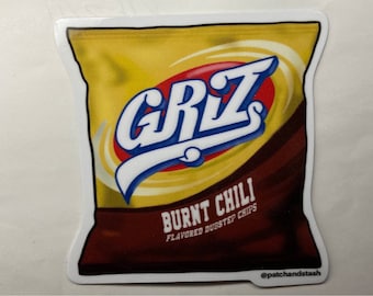 Griz Burnt Chili Sticker