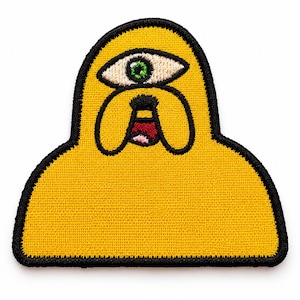 Cyclops Dog Subtronics Patch | Iron On Velcro Patch | Dubstep Rave Wear Festival Outfit | Crochet Hat SnapBack