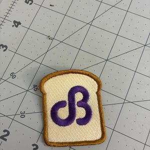 Daily Bread Inspired Toast Embroidered Patch | Festival Patch | EDM Gift | Rave Jacket Accessory
