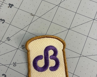 Daily Bread Inspired Toast Embroidered Patch | Festival Patch | EDM Gift | Rave Jacket Accessory