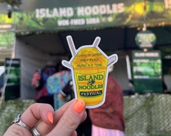 Island Noodles Festival Sticker