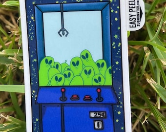 Kevin Balloon claw machine clear sticker