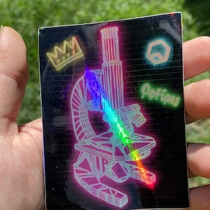 holographic Lab Group sticker